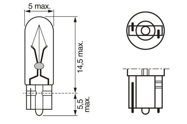 AMPUL (KÜÇÜK) 12V 1,2W 286 VW