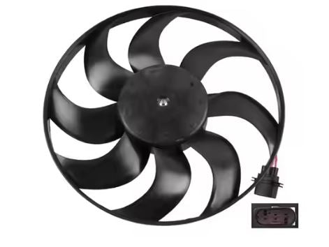 FAN MOTORU BÜYÜK 360 mm VW JETTA GOLF V-CADDY KAMPANYALI