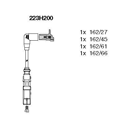 BUJİ KABLOSU SETI VW GOLF-PASSAT-TOURAN-JETTA-CADDY-FABIA-LEON-A3-A4 AKL ALZ-AXA-ARM-BSE-BSF-BSE-BFQ-BJH-BGU-BBX 1.6 2000>2015
