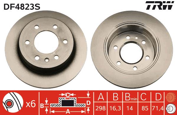 FREN DİSKİ ARKA (298 MM) VW CRAFTER-SPRİNTER 2.5 TDI 2006>2016 KAMPANYALI