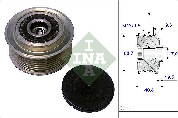 INA ALTERNATOR RULMANI HYUNDAI H 1 2,5 CRDI 02/- XX INA ALTERNATOR RULMANI HYUNDAI H 1 2,5 CRDI 02/- XX