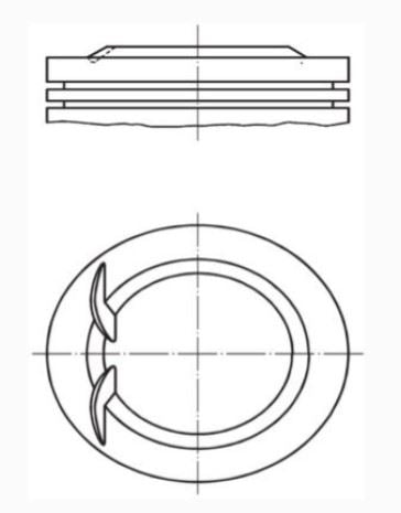 PİSTON SEGMAN 78.10MM 0.50 1.4I 16V X14XE (94-02) (FM 87-71678 050) OPEL ASTRA F-ASTRA G-CORSA B-TIGRA KAMPANYALI
