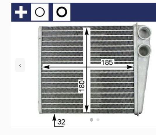 KALORİFER RADYATÖRÜ CAYC CAYB CBAA CFFB VW CADDY III-GOLF V-GOLF VI-JETTA III 2011>